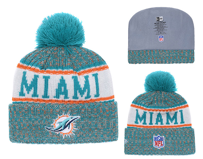 Miami Dolphins Knit Hats 034